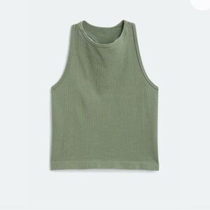 Free People Intimately Haley Racer Back Tank in muted green size M/L like new